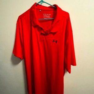 Under Armour Performance Polo Red 4XLT - Mens
